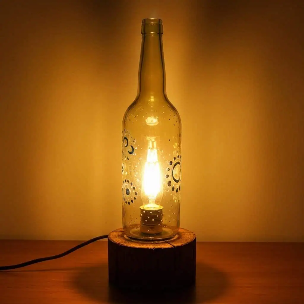 DIY: Lampa z butelki – stwórz unikalne oświetlenie w swoim domu